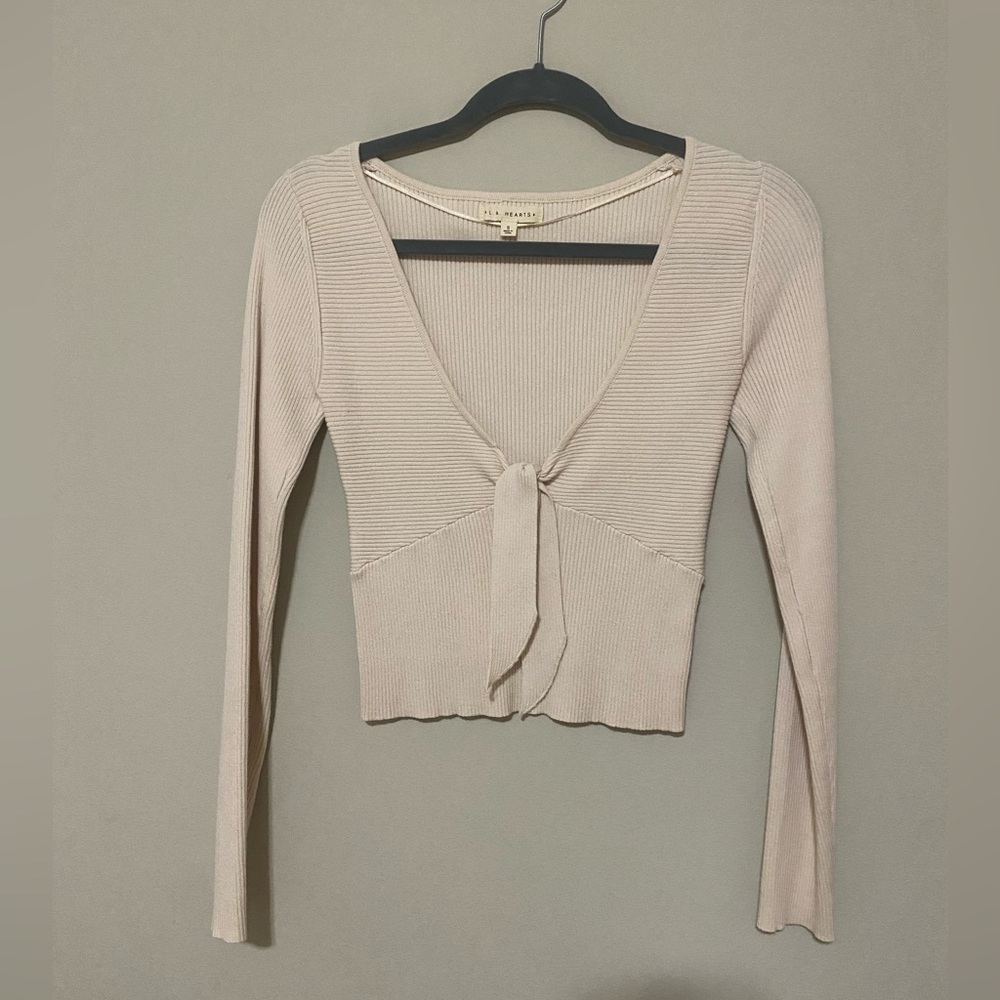 Long-sleeve sweater shirt
